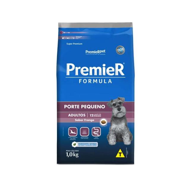 Ração PremieR Formula para Cães Adultos de Porte Pequeno - Sabor e Nutrição Irresistíveis em 1kg