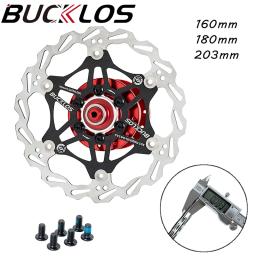 2 peças bucklos freio a disco de bicicleta 160/180/203 rotores flutuantes de aço inoxidável rotor de freio de mountain bike rotores mtb parte 1 peça - Image 6