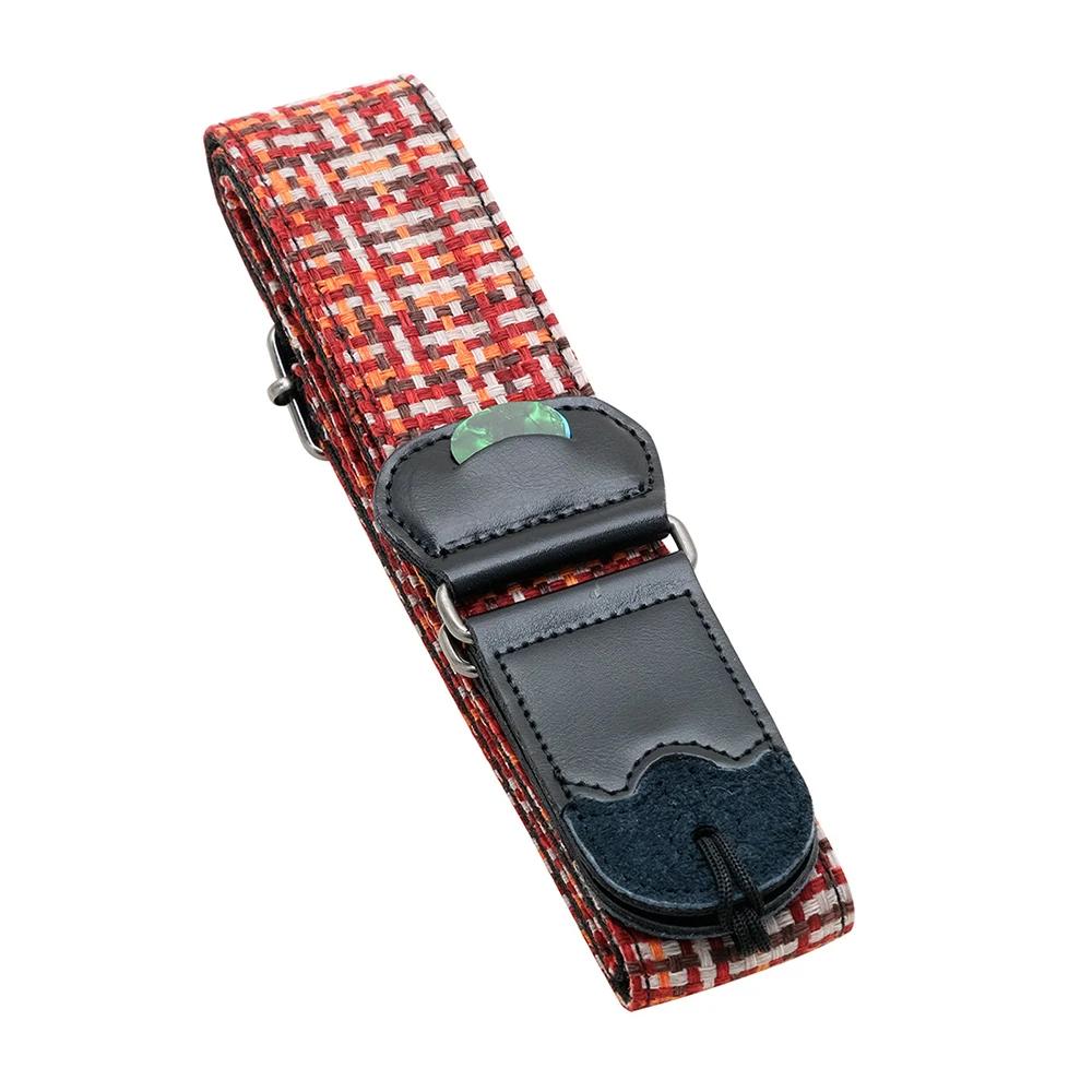 Correia de guitarra Multi-Color Guitar Belts Ajustável Colorido Guitarra Baixo Strap Acústico Guitarra Elétrica Parte & Acessórios - Image 1