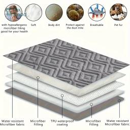 Impermeável e Anti-Vazamento Dog Bed Cover, Pet Blanket, Sofá, Sofá Capa, Colchão Protector, Móveis Protector para Cat, 1Pc - Image 5