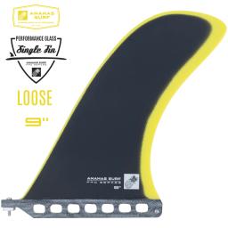 Ananas surf 9 "Polegada fin frouxo surfboard fibra de vidro centro única caixa longboard eua base sup acessórios noserider estilo - Image 3