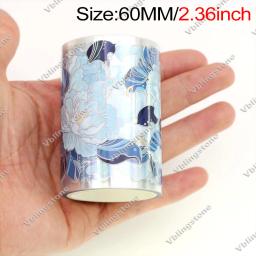 Flower PET Washi Tape, Scrapbooking, adesivos de jornal para diário, fitas de mascaramento largas para meninas, paisagem do laser, 2m - Image 5