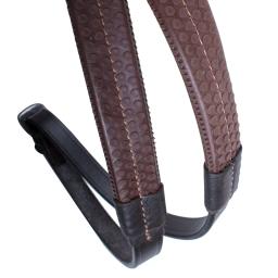 Rédeas de alta qualidade com borracha Bridle, Cabedal De Couro De Couro, Ferramentas a cavalo - Image 3