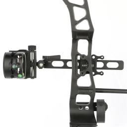 Archery Composto Bow Sight, Fibra com Sight Light, Micro Ajuste Up Down, Esquerda Tiro Direito, Caça Bow Acessórios, 0.019 - Image 4