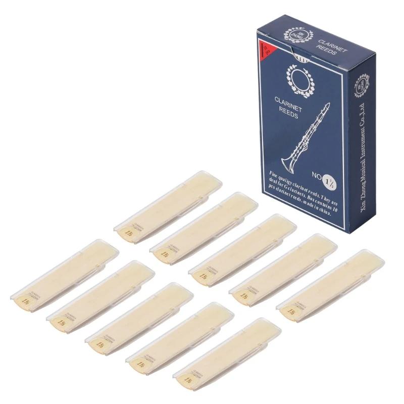 Conjunto palhetas para clarinete, 10 peças, força do 1.0 1.5 2.0 2.5 3.5 clarinete palheta - Image 1