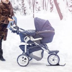 1 par crianças scooter trenó de neve ciclismo snowboard kit de esqui leve conjunto de placa de trenó de neve para scooter acessórios ao ar livre - Image 2