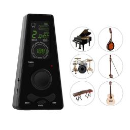 Metrônomo digital eletrônico com temporizador, Inglês Vocal contagem, controle de volume, uso para piano, guitarra, bateria, violino - Image 4