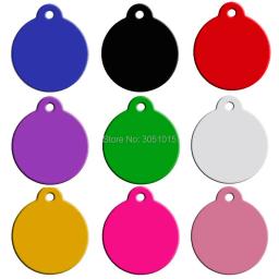 Alumínio telefone charme chaveiros, forma redonda, telefone Tag, pet fornecimentos, liga, cão, gato, loja, placa Lable, atacado, 20pcs - Image 5