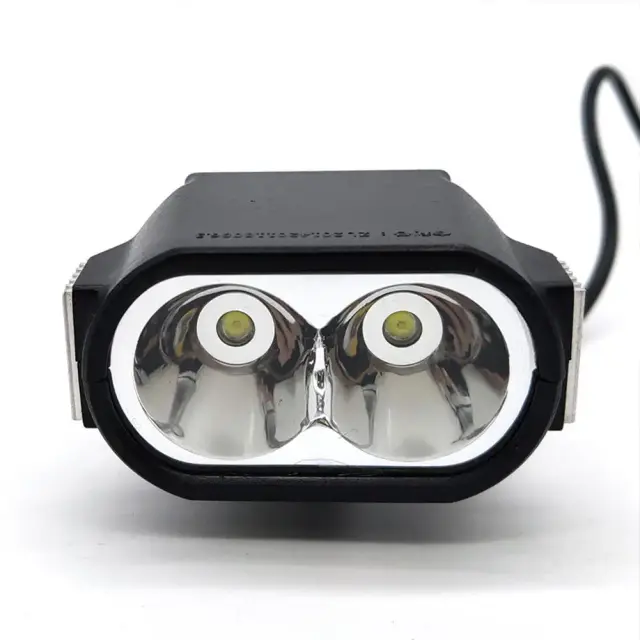 Farol LED para Scooter Elétrico e E-Bike: Luz Chifre 36V, 48V e 60V para Ciclismo ao Ar Livre