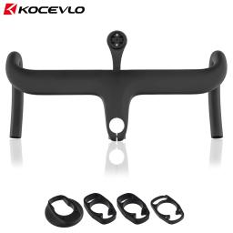 Kocevlo bicicleta de estrada completa carbono integrado guiador para protetor velocidade estrada com espaçadores ciclismo guiador - Image 1