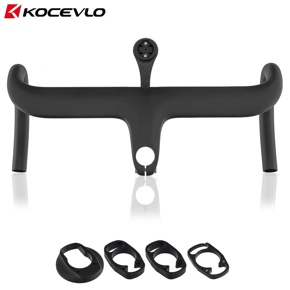 Kocevlo bicicleta de estrada completa carbono integrado guiador para protetor velocidade estrada com espaçadores ciclismo guiador - Image 1