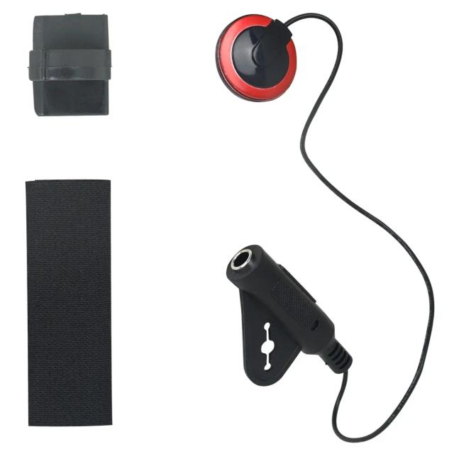 Captador Universal Portátil para Guitarra e Instrumentos de Corda com Microfone de Contato Piezo - Ideal para Violino, Banjo, Bandolim e Ukulele