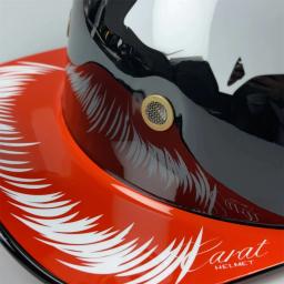 Capacete para Harley, meio capacete retrô, veículo elétrico, equitação, locomotiva, quatro estações, universal, atacado - Image 5