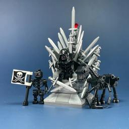 Blocos de Construção Trono de Ferro, Mini Action Figure, Brinquedos Modelo, Novo - Image 2