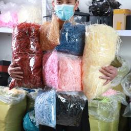 Embalagem De Papel De Raffia Confetti, Colorido, Festa De Casamento, Material De Enchimento De Caixa De Presente, Decoração de ráfia DIY, 500g 1kg - Image 1