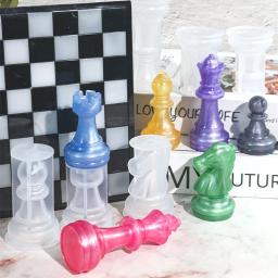 3D Internacional Xadrez Silicone Mold, resina epóxi Fundição Mold, DIY Artesanato, Fazer Suprimentos, Decoração para casa, Ornamentos Artesanato - Image 3