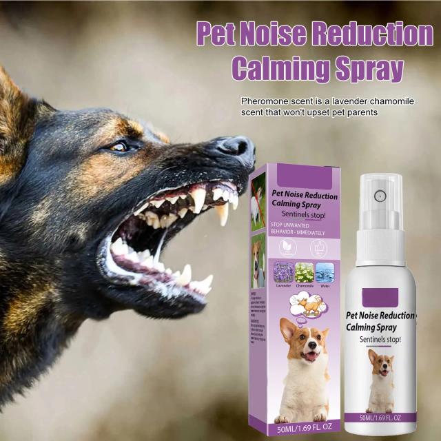 Spray Calmante para Animais: Redução de Ruído e Estresse, Novo 50ml 2024