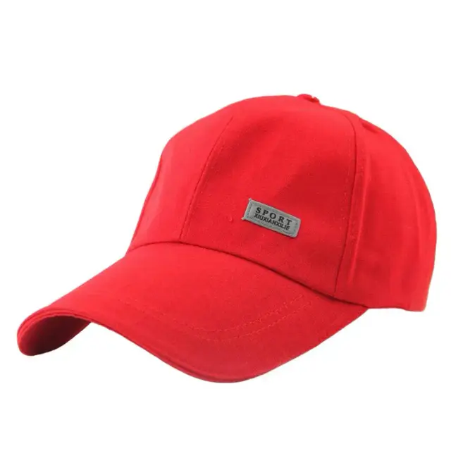 Boné de Beisebol Masculino Ajustável com Protetor Solar e Aba Estendida - Acessório Fashion Ideal para o Verão