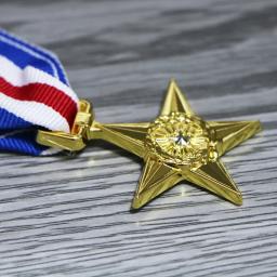 Medalha Comemorativa Americana Presente, Medalha Militar, Estrela De Bronze, Estrela De Prata, Múltiplos Tipos, Imitação, Comemorativa - Image 4