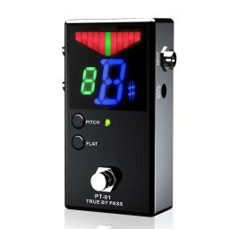 PT-01 Pedal Tuner para Guitarra, Mini Tuner, Acessórios de Guitarra, Baixo, Violino, Ukelele, Guitarra, Tunner, Hot Sell - Image 3