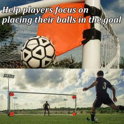 Futebol Treino Objetivo Net, Futebol Aid Acessórios, Futebol Tiro, Portátil, Equipamento Durável para a Prática Chute, 4Pcs - Image 5