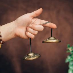 Pratos Tingsha Tibetanos Para Mulheres, Sinos De Meditação, Acessório De Meditação, Cura Espiritual, Melhoria Mental, Cura Sonora - Image 6