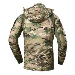 Jaqueta tática com capuz masculina, corta-vento macio, jaqueta bomber, casaco camuflado ciclismo, roupas grossas de caça, roupas leves - Image 3