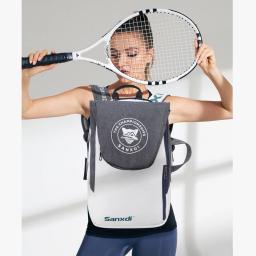 Saco impermeável de raquetes de badminton, Mochila de tênis e squash, Sacos esportivos de grande capacidade - Image 5