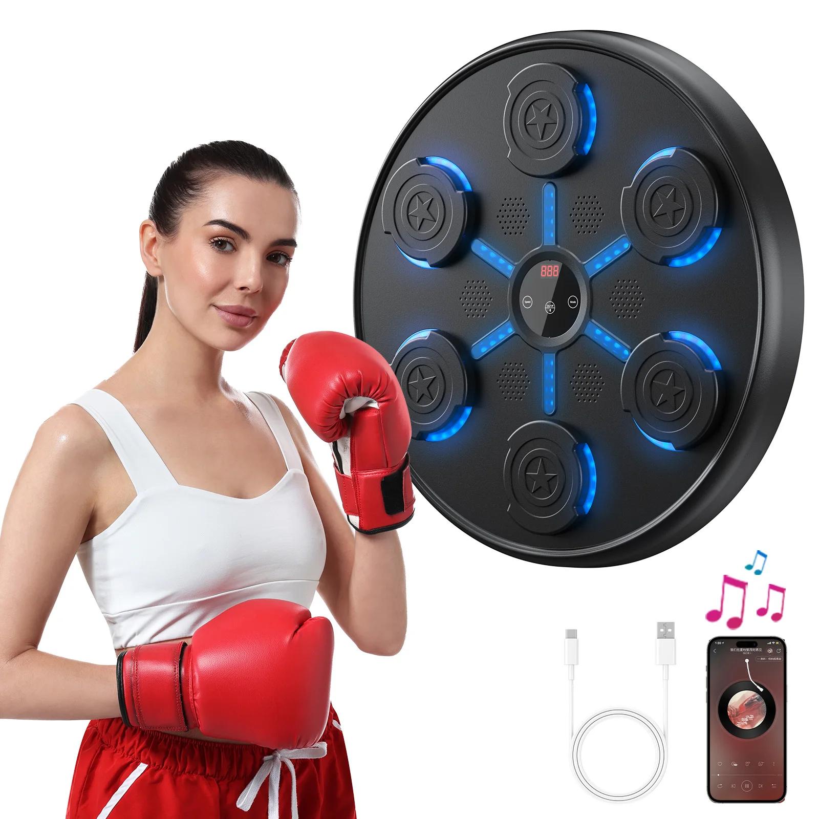 Smart Music Boxing Machine para adultos e crianças, Sports Fitness Trainer, Home Exercício Response, Boxing Wall Target, Novo - Image 1