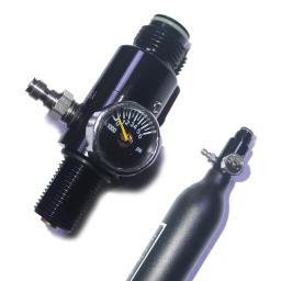 Tanque do ar comprimido com saída do regulador, cilindro de garrafa do CO2, 0.25L 0.35L 0.5L 4500psi 30MPa 300bar, M18 * 1.5, 800psi a 3000psi - Image 3