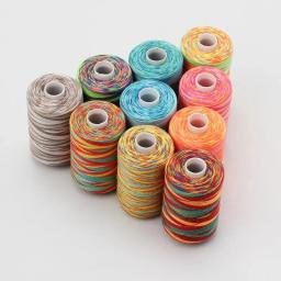 Fios de poliéster para costura, bordado Quilting, Overlock Bordado, Fio de reparo manual, 1000Yard, 10pcs por caixa - Image 2
