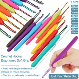 Kit Crochet para Iniciantes e Adultos, Agulhas de Tricô para Iniciantes e Crianças, Ideal Iniciante - Image 2