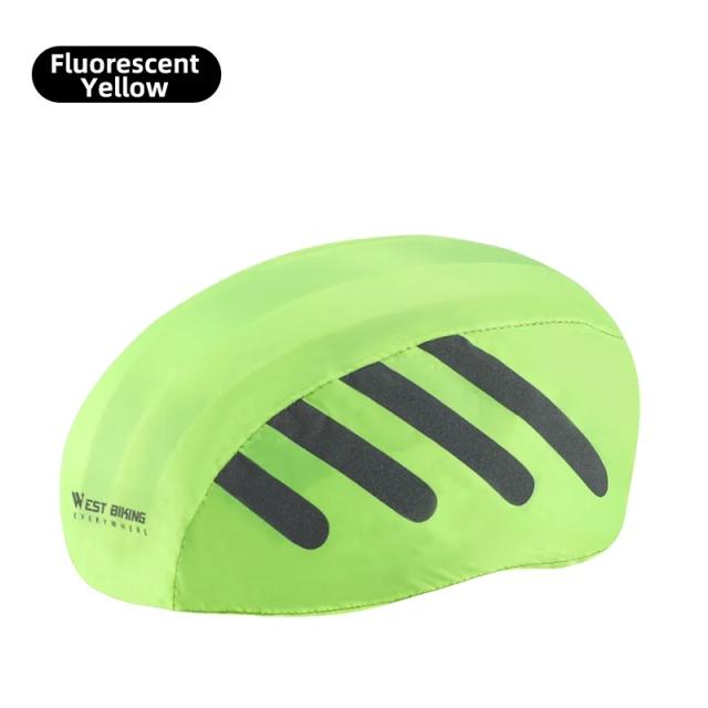 West Biking Capacete de Bicicleta Capa de Chuva MTB Estrada Protetor Reflexivo 1 Unidade