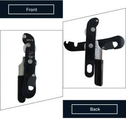 Escalada Descender Camping, Stop Rock Descida Dispositivo, Downhill Rapel, Handle-Control Equipamentos - Image 3