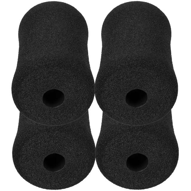 Conjunto de Almofadas de Espuma para Exercícios de Academia com Luvas para Treino Abdominais - 4 Peças