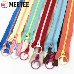 3/5 pces 3 #15-40cm fechos de resina o anel zíper sliders saco bolso decoração zips kit de reparação diy acessórios de costura de vestuário - Image 1