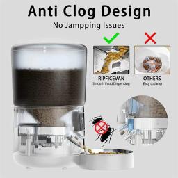 Alimentador automático Pet com tigela de aço inoxidável, 4L capacidade, temporizador inteligente Tuya controle, alimentos dispensador, alimentação suprimentos para cães e gatos - Image 3