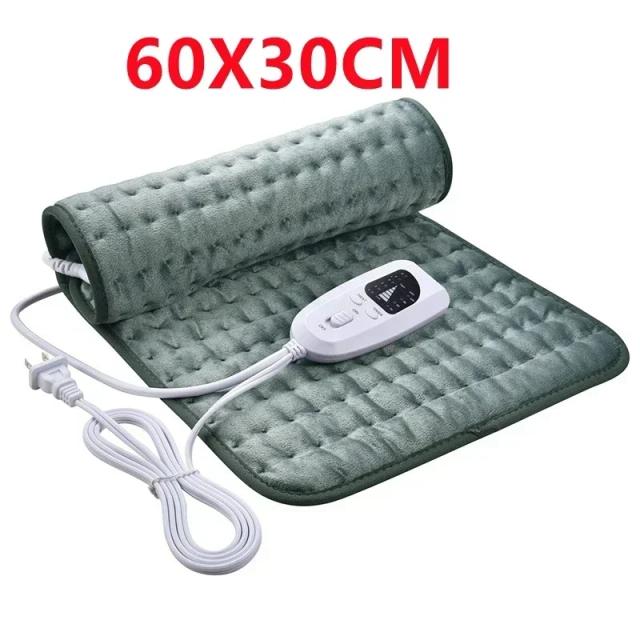 Almofada de Aquecimento Elétrico Ajustável Corpo Quente Cobertor Aquecido 120W