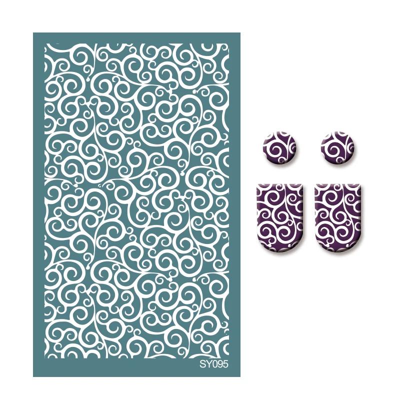 Reutilizável Polymer Clay Coloring Stencil, Silk Screen, Linha Padrão Impressão Clay Stamps, Brincos DIY Fazer Jóias, Ferramentas de cerâmica - Image 1