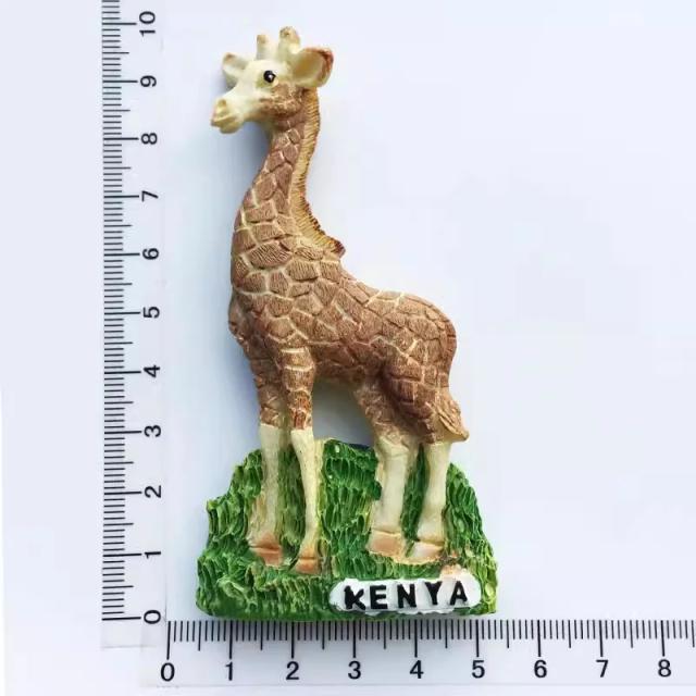 Lembranças 3D da África do Sul: Ímã de Geladeira dos Big Five em Resina Pintada, o Presente Perfeito