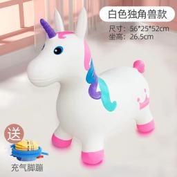 Cavalo de salto de equitação infantil, Brinquedos engrossados, Salto Inflável, Brinquedo Animal Saltando, Cavalo de borracha - Image 6
