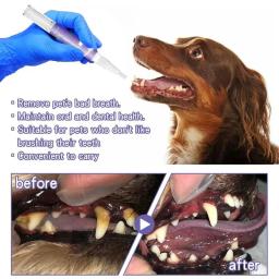 Gel Reparo De Dentes Oral Para Animais De Estimação, Reparo De Dentes, Limpador De Escova, Cães Naturais, Creme Dental De Gatos, Filhotes De Gatinho, Suprimentos De Refrescador De Respiração - Image 2