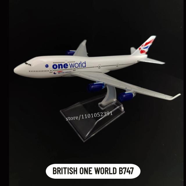 Réplica Colecionável de Avião de Alumínio B777 em Miniatura Escala 1:400