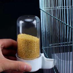 2-piece pássaro dispensador de água para gaiola automática papagaio waterer sem alimentador de bagunça - Image 2
