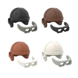 Blocos de construção militares figuras solider presentes acessórios equipamentos capacete mochila chapéu saco boné óculos armadura capuz moc tijolos - Image 3