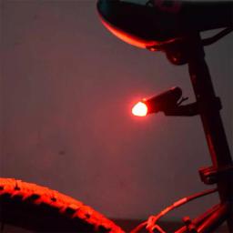 Bicicleta Solar Energia Cauda Luz, Mountain Bike Taillight, Acessórios de ciclismo, Noite Segurança Lâmpada Vermelha - Image 3
