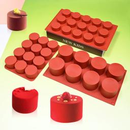 Molde De Silicone Em Forma De Cilindro, Molde De Sabão, Chocolate, Biscoito Coberto, DIY, Geléia, Pudim, Doces, Bolo de Cozinha, Panela - Image 2