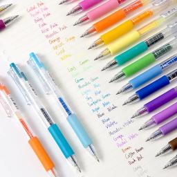 Conjunto de canetas de gel coloridas para escrever coisas fofas kawaii arte de volta às aulas artigos de papelaria coreanos acessórios de escritório - Image 2