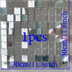 Painel de parede brilhante lantejoulas para decoração do fundo do casamento, fundo do banquete, parede brilhante, Photo Studio Props, 18 PCs - Image 4