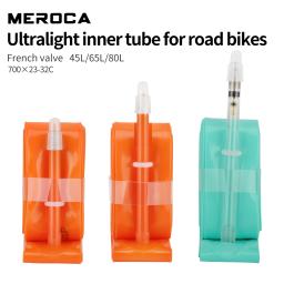 MEROCA-Road Bike TPU Tubo Interno, Tubo Interno de Bicicleta Ultra Leve, 700x23-32C, 45L, 65L, 80L - Image 5